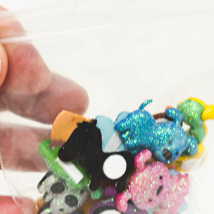 Assorted 3D Plastic Animal Stickers