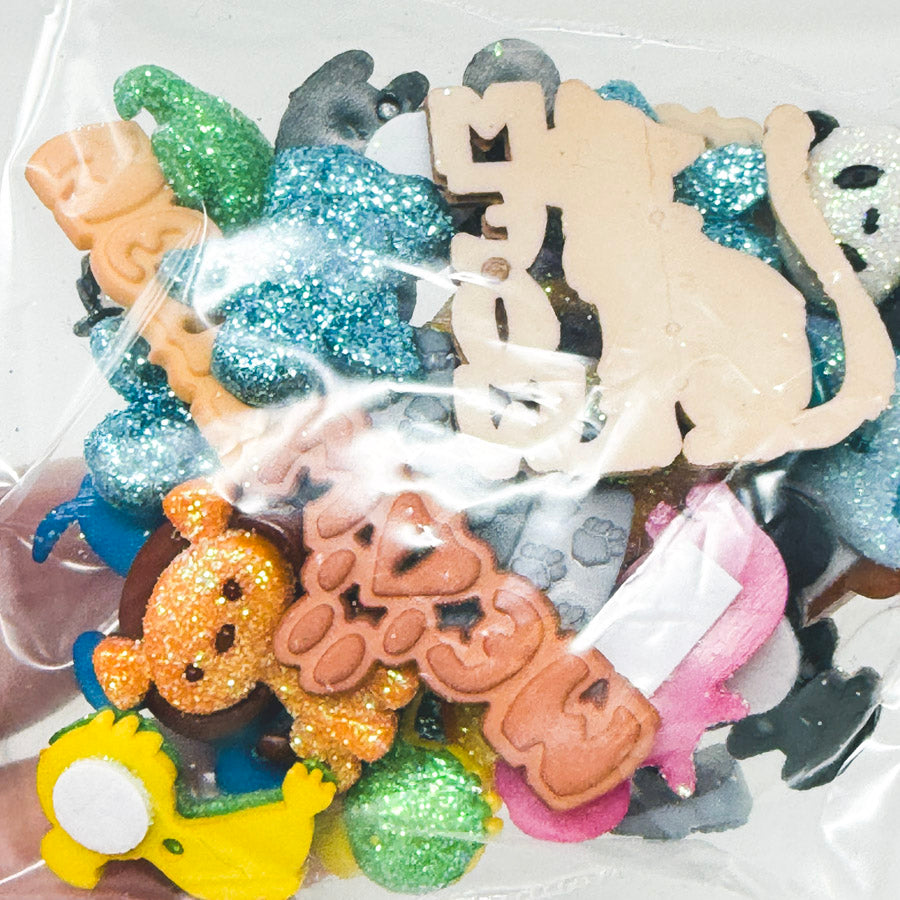 Assorted 3D Plastic Animal Stickers