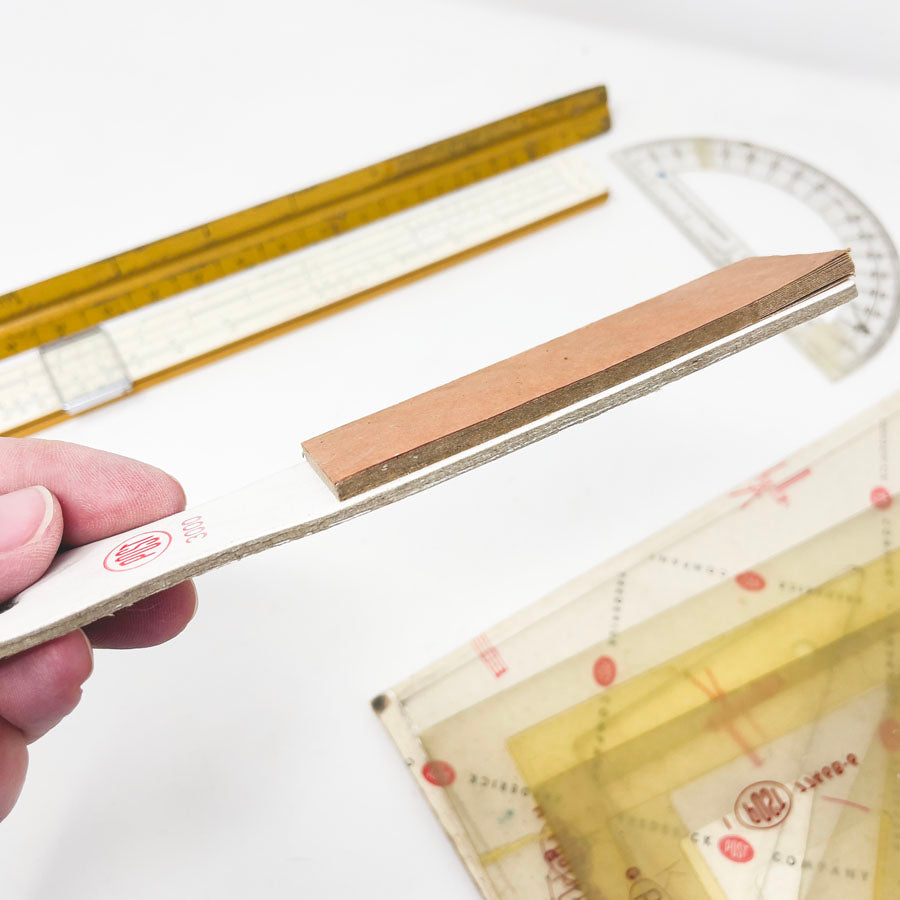 Vintage Drafting Tool & Template Kit