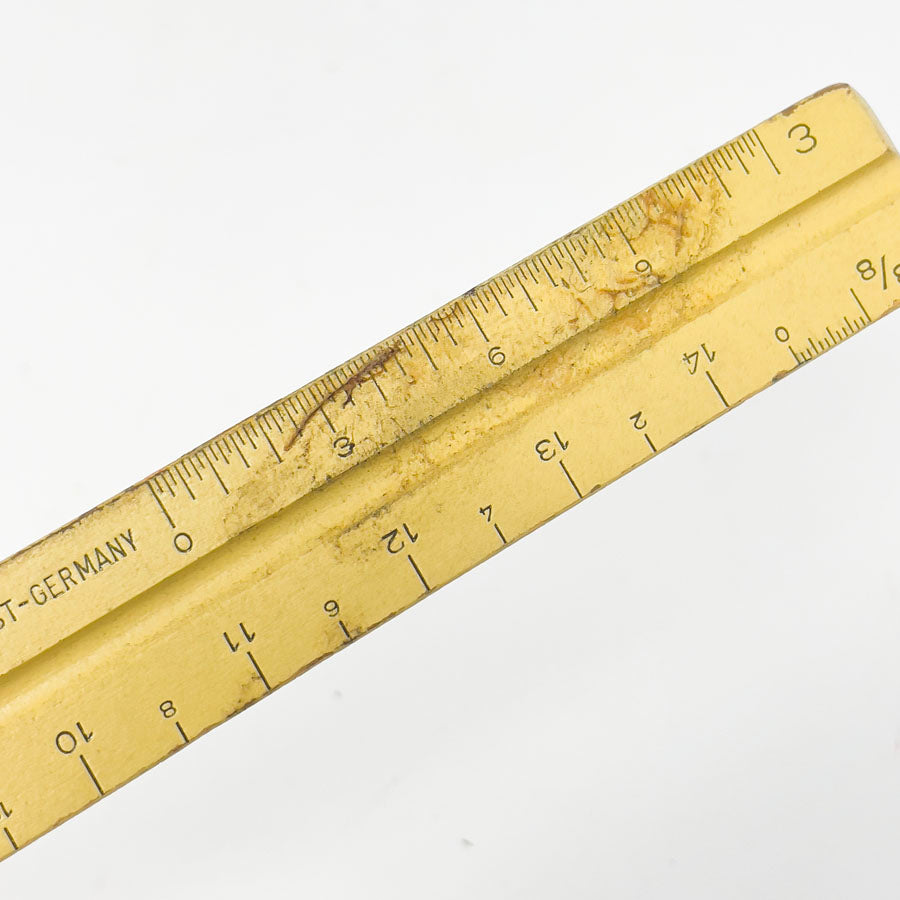 Vintage Wood Engineer's Ruler (1)
