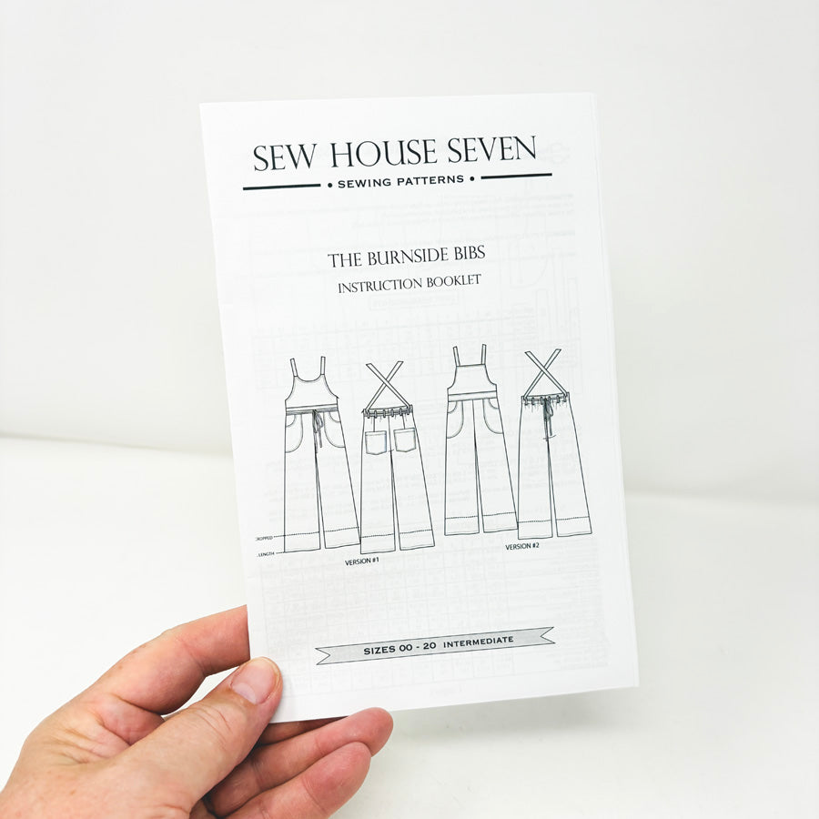 2017 Sew House Seven Burnside Bibs Sewing Pattern – Sizes 0-20