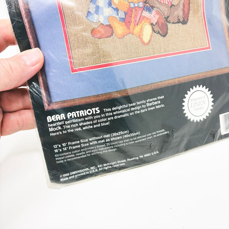 "Bear Patriots" Cross Stitch Kit by Dimensions