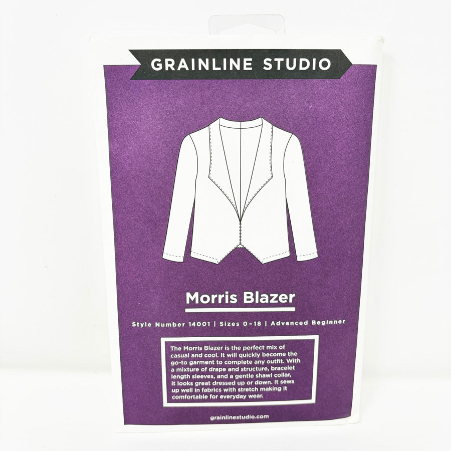 2016 Grainline Studio Morris Blazer Sewing Pattern – Sizes 0-18