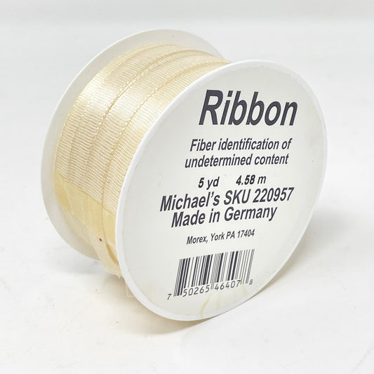 Cream Synthetic Ribbon