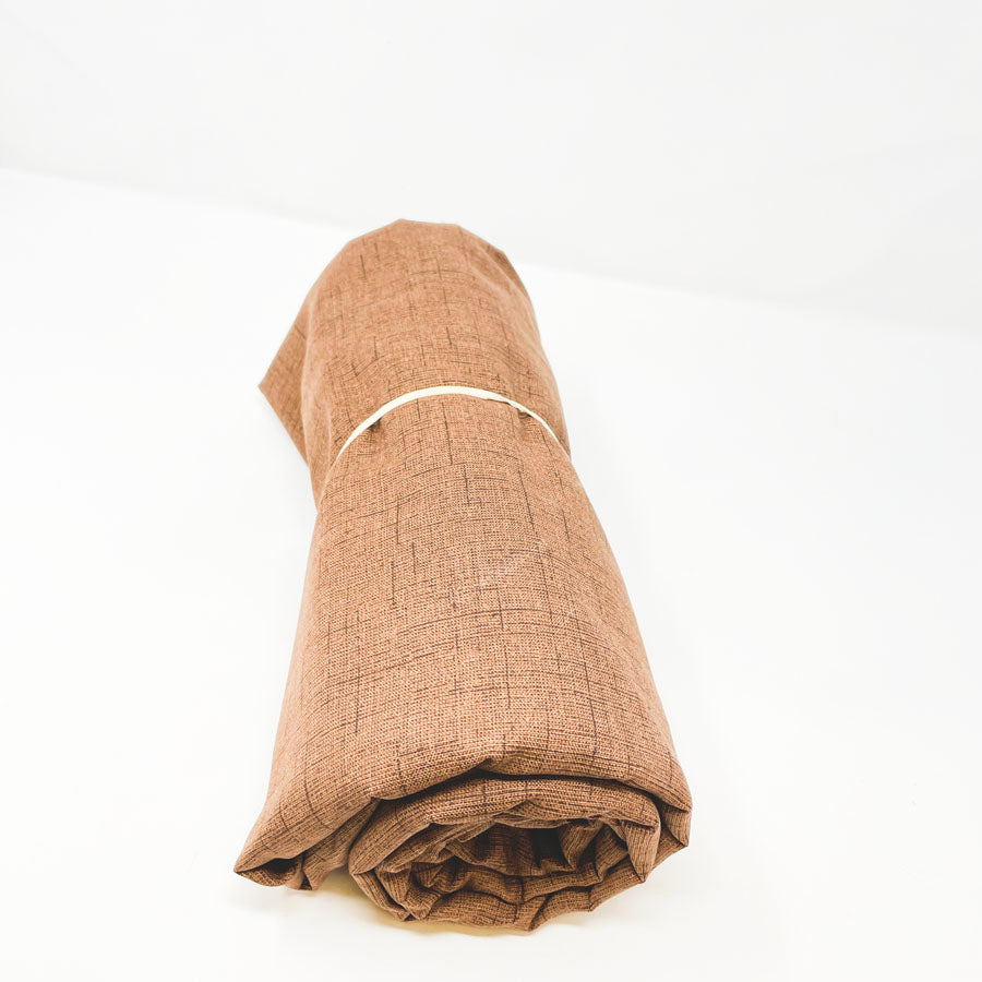 4 Yards Waverly Brown Tweed Fabric