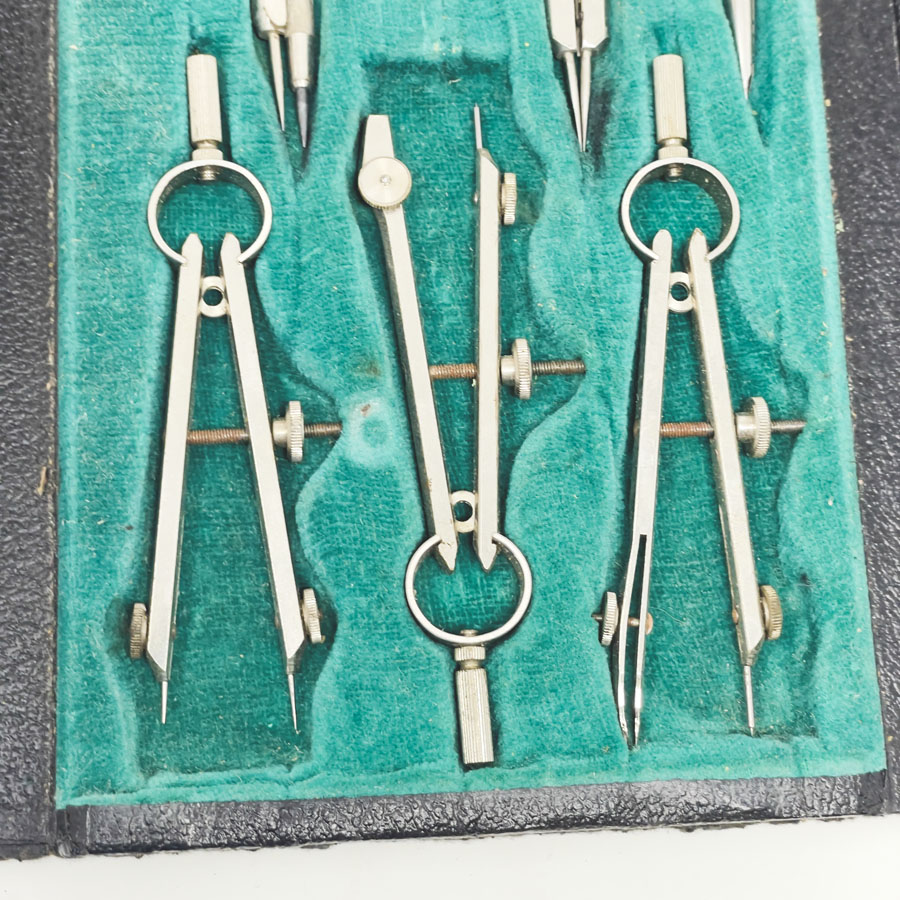 Vintage Siebennaar Drafting Tool Set (Partial)
