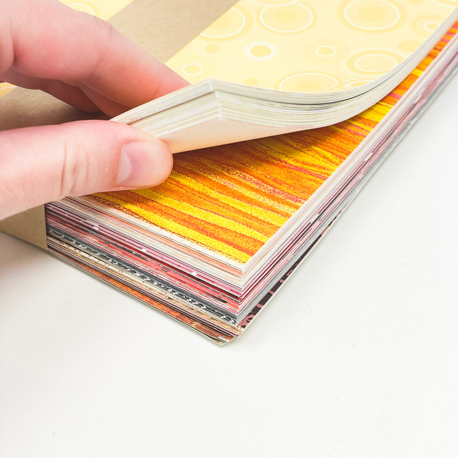 Yellow/Red/Brown - 6x6 Paper Bundle (1)
