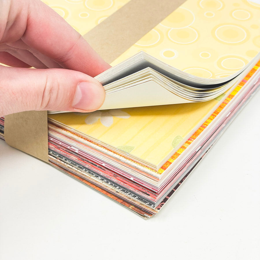 Yellow/Red/Brown - 6x6 Paper Bundle (1)