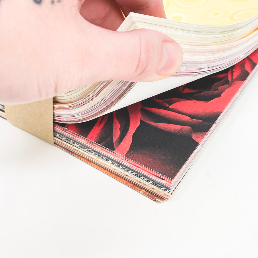 Yellow/Red/Brown - 6x6 Paper Bundle (1)