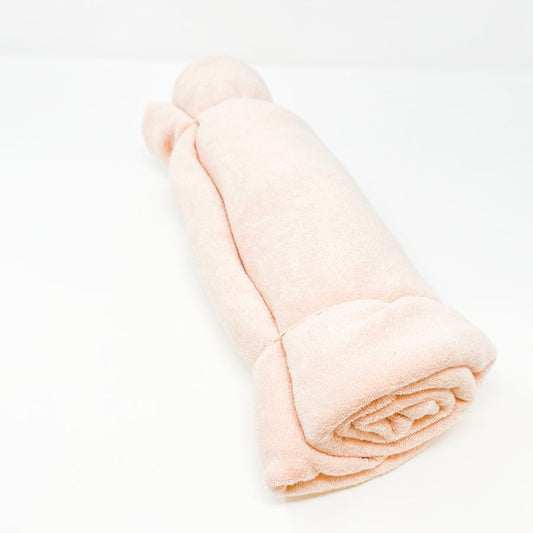 1 Yard Peach Terrycloth Fabric