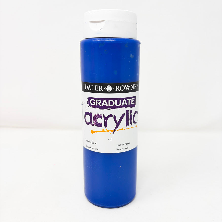Daler-Rowney Graduate Acrylic Paint - Phthalo Blue - 500ml