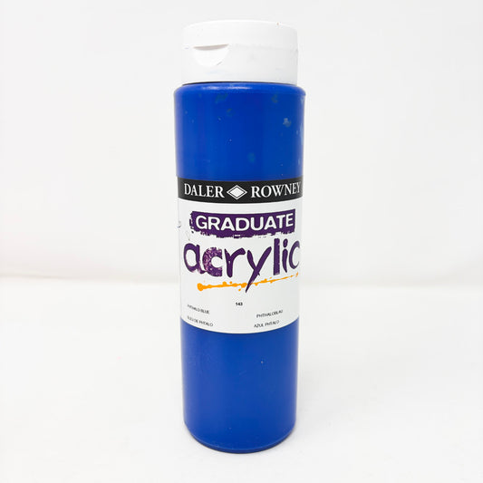 Daler-Rowney Graduate Acrylic Paint - Phthalo Blue - 500ml
