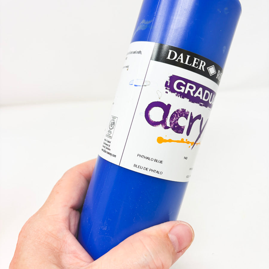 Daler-Rowney Graduate Acrylic Paint - Phthalo Blue - 500ml