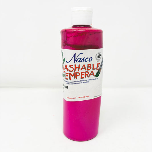 Nasco Washable Tempera Paint - Magenta Pint