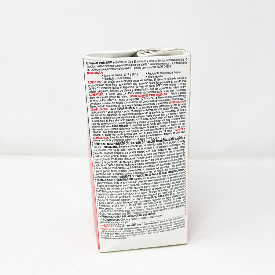 Plaster of Paris - 4 lb. Dry Mix