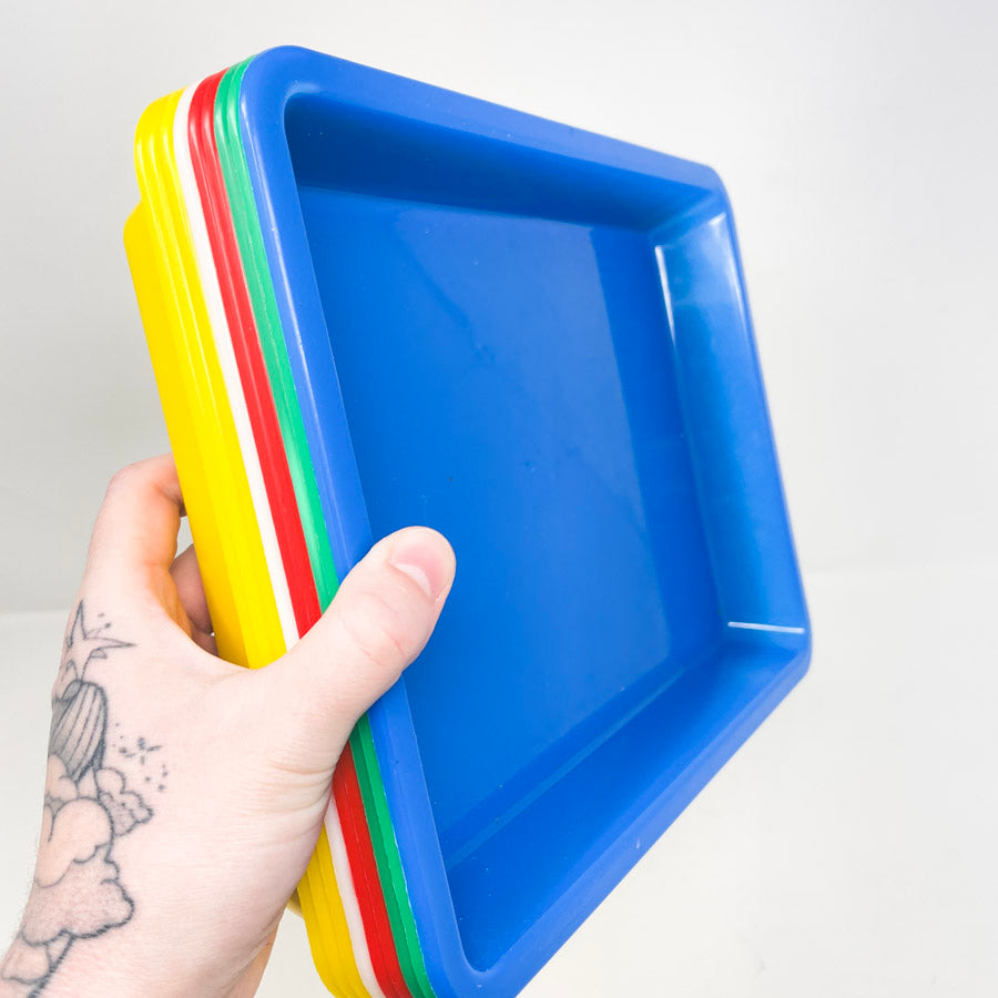Plastic Trays - Set of 9