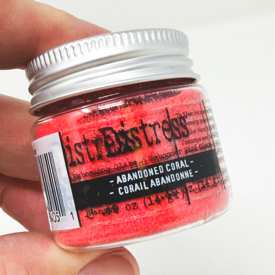 Distress Embossing Powder Abandoned Coral