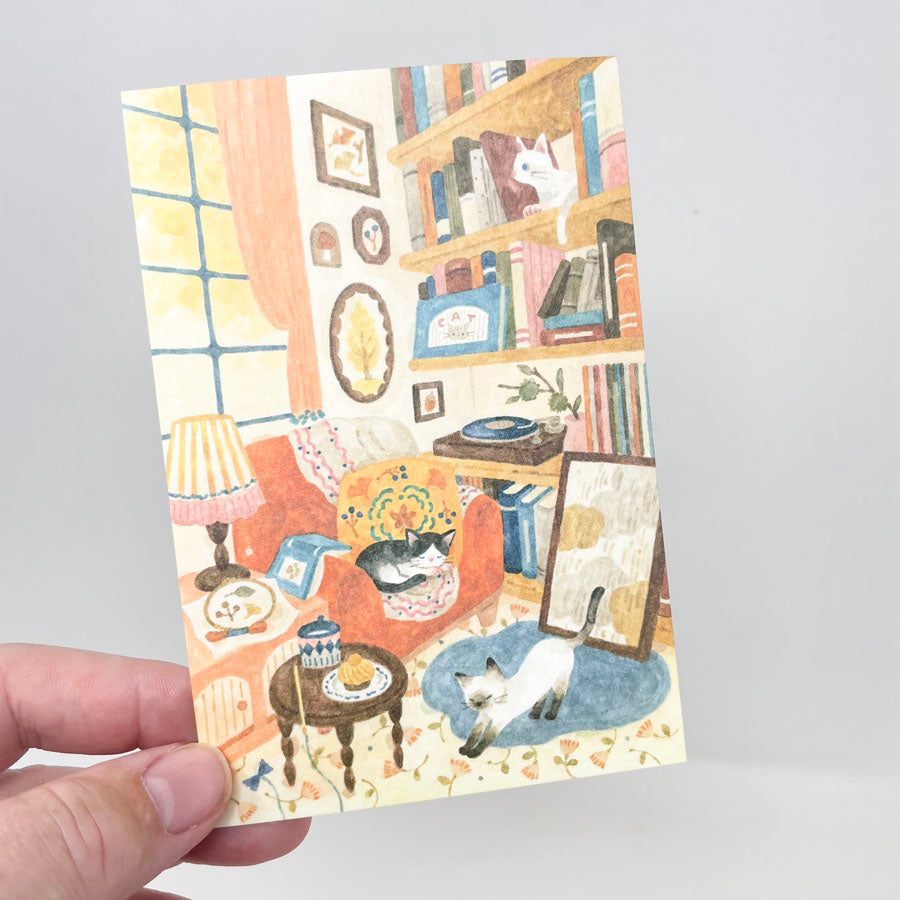 NEW // Nakauchi Waka Postcard - Autumn of Reading