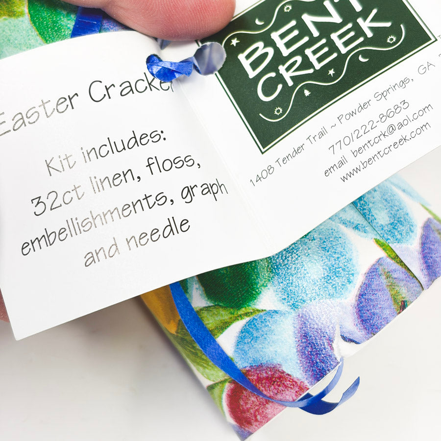 Bent Creek Holiday Crackers Cross Stitch Kits