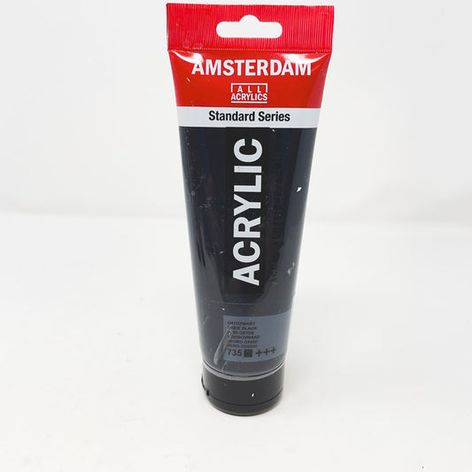 Oxide Black Royal Talens Amsterdam Acrylic Paint 8.5oz