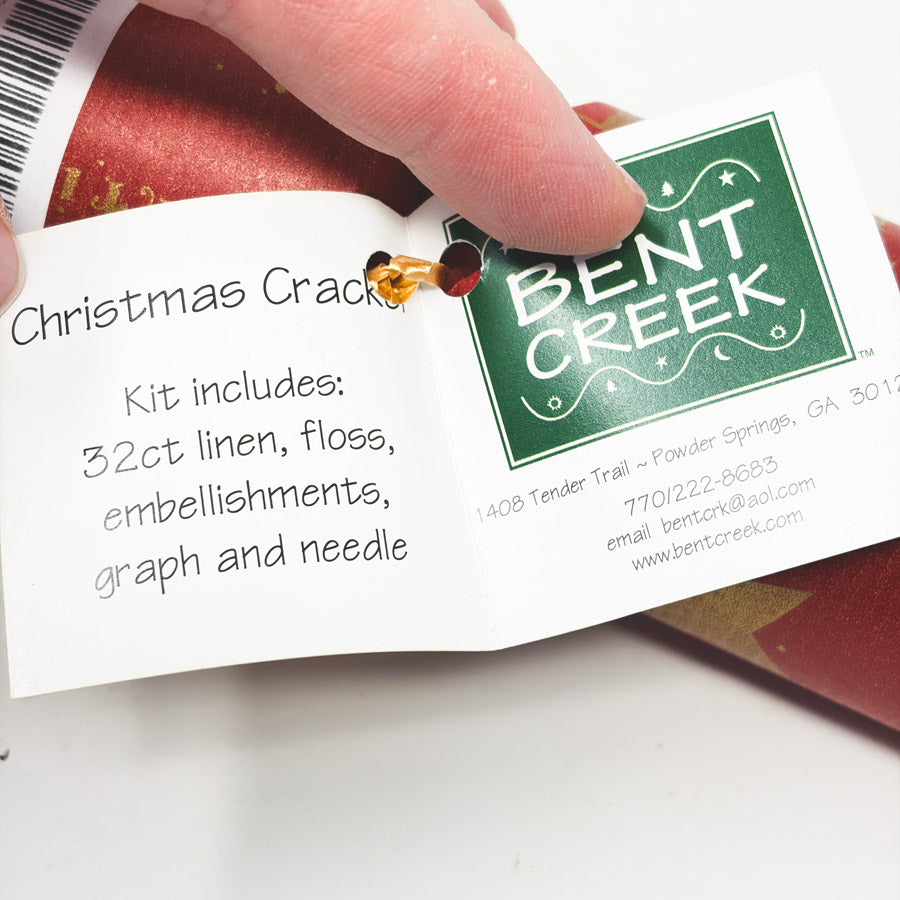 Bent Creek Holiday Crackers Cross Stitch Kits