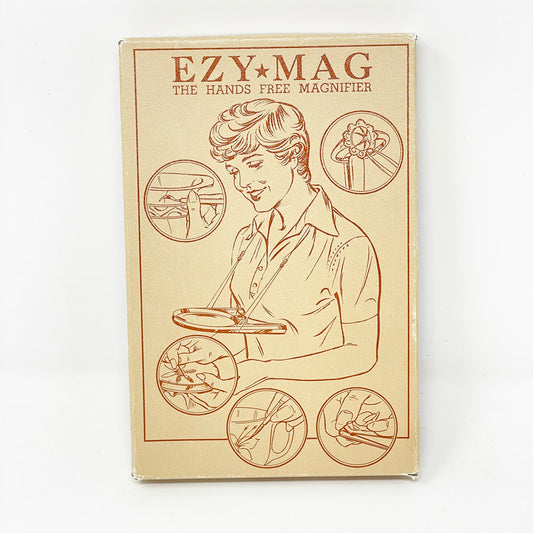 Vintage EZ Mag Hands Free Magnifying Glass