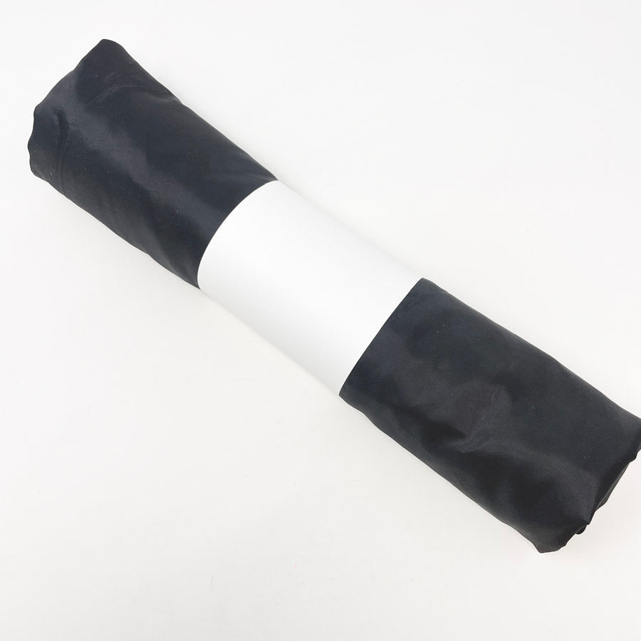 60" x 4 Yds Black Polyester Satiny Fabric