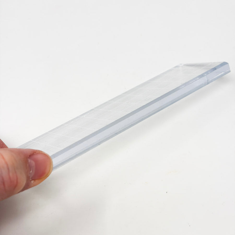 Acrylic Stamping Block with Grid