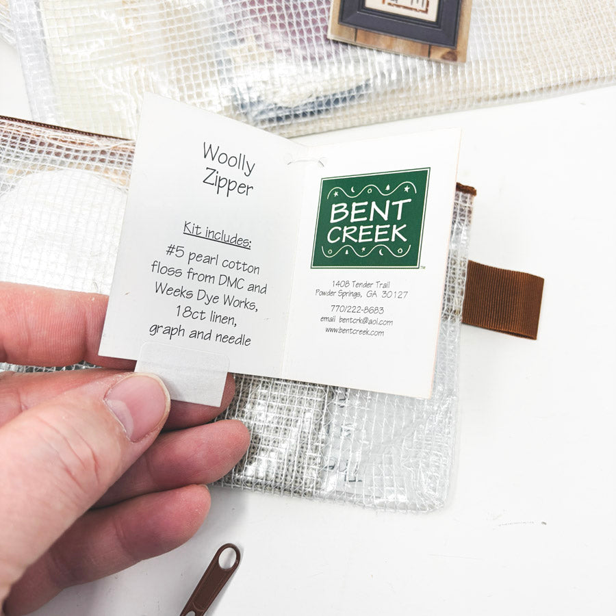 Bent Creek Long Zipper Cross Stitch Kits