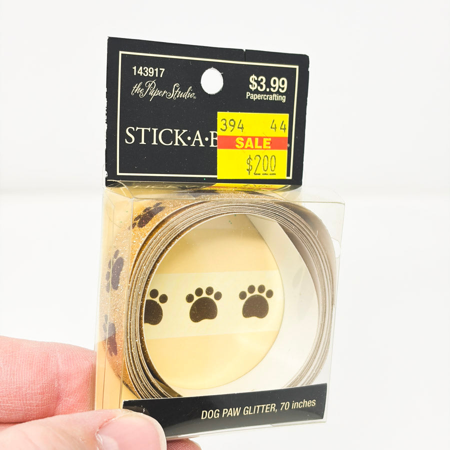 Dog Paw Glitter Tape by The Paper Studio