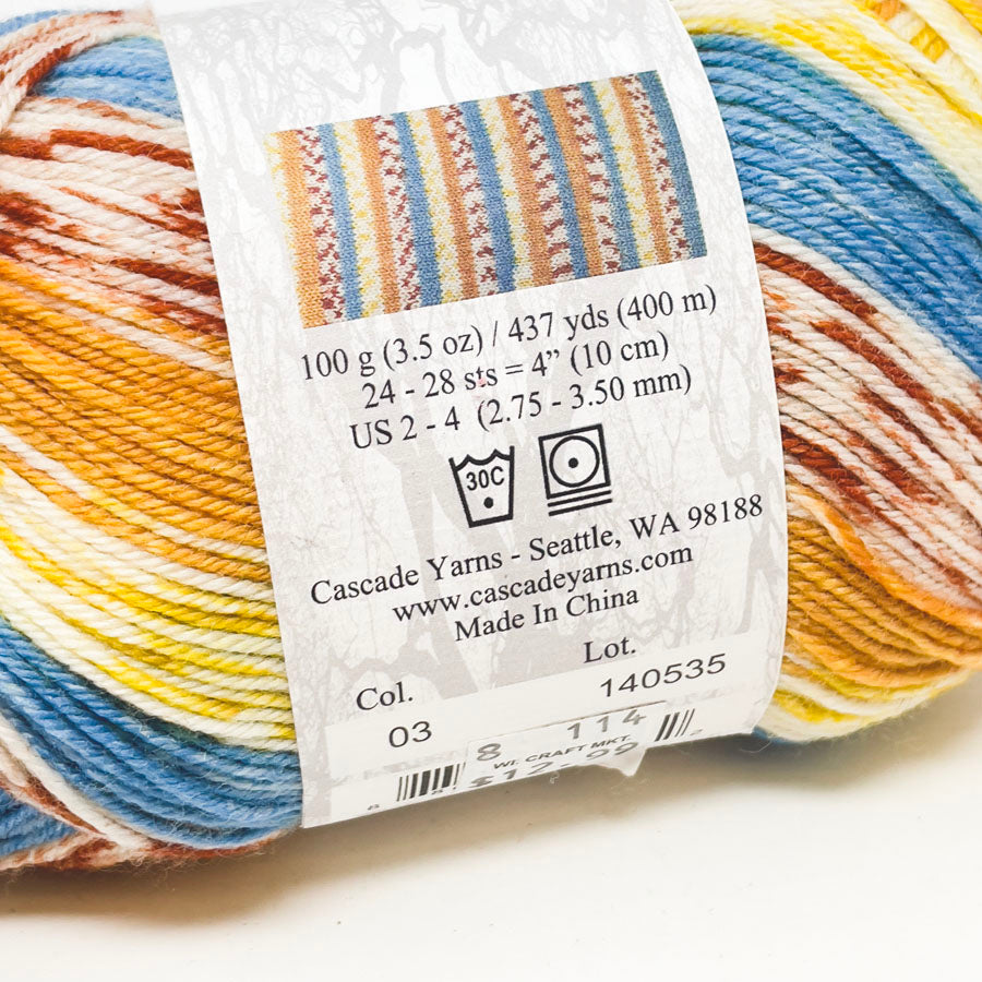 Cascade Yarns - Heritage Prints Wool Blend Yarn