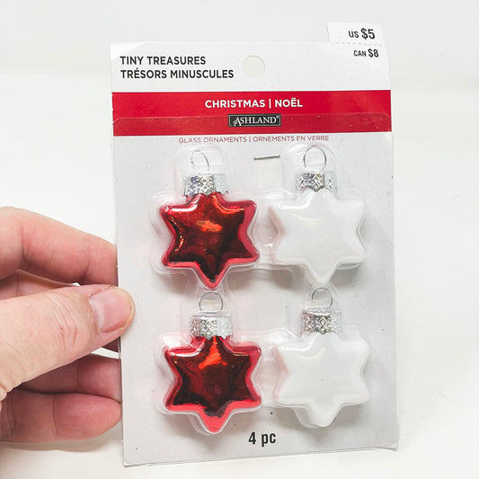 Tiny Treasures Glass Star Ornament Pack