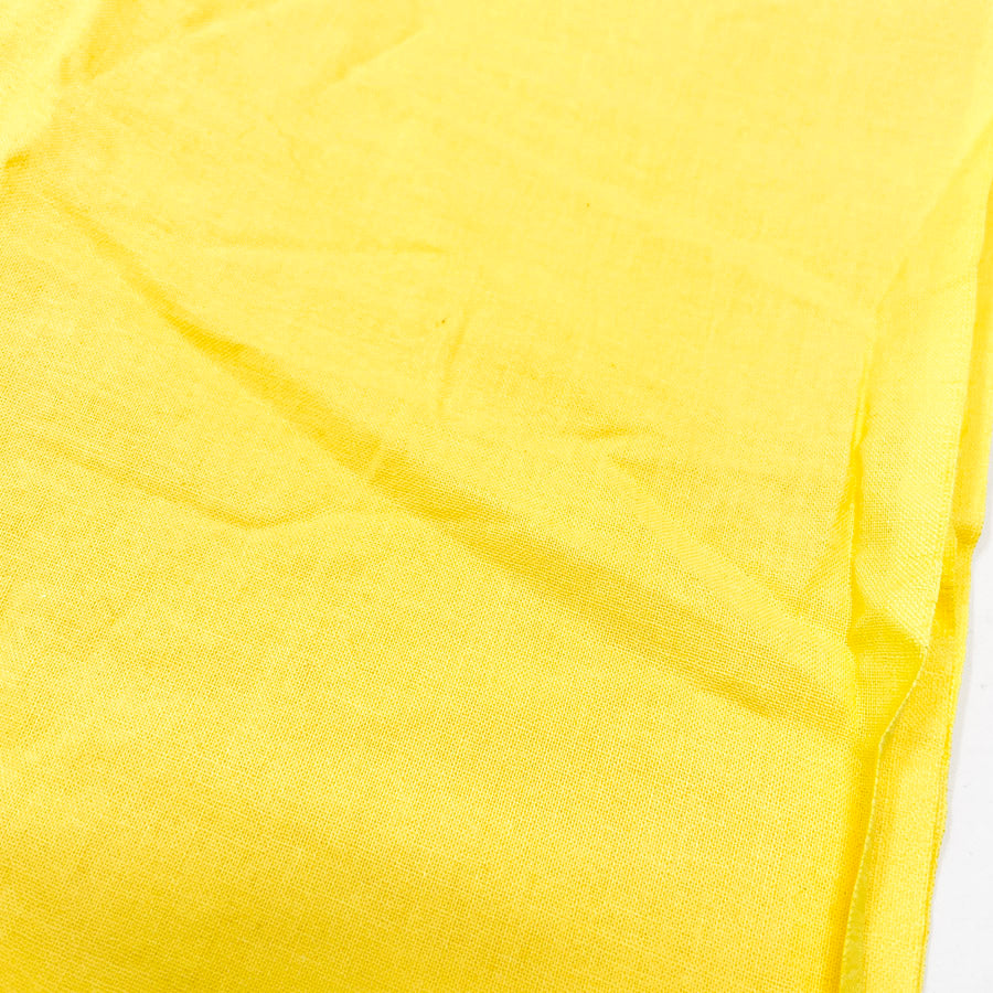 54" x 72" Yellow Cotton Fabric
