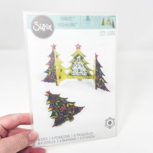 Sizzix Thinlits Fold-A-Long - Christmas Tree