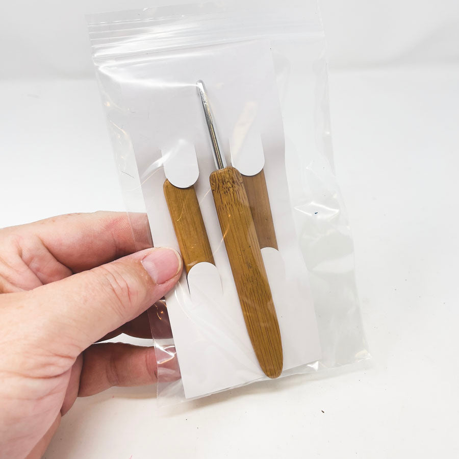 3 Hooks & Needles Wood Handled Crochet Hooks