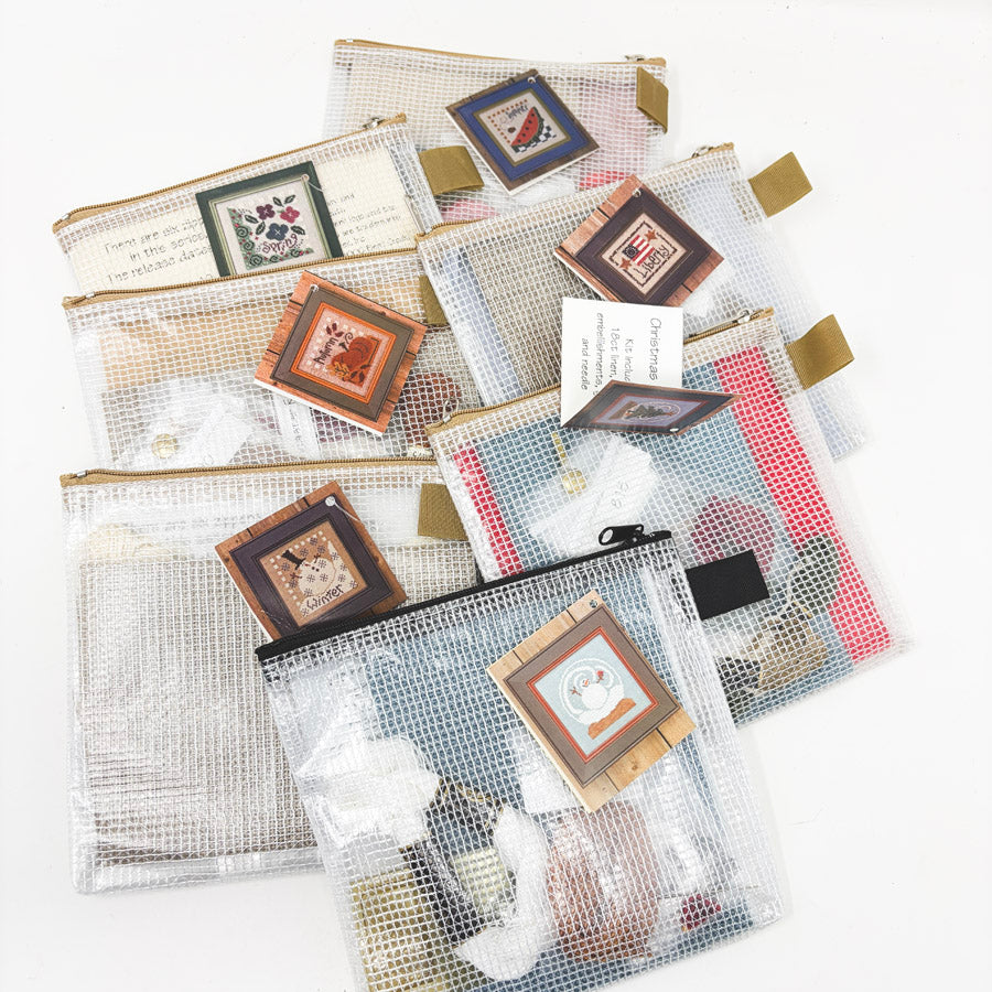 Bent Creek Square Zipper Cross Stitch Kits