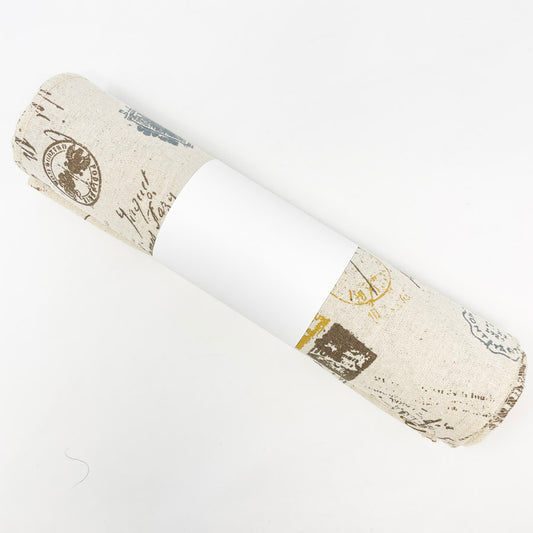 12" x 4.5 Yds Printed Canvas Fabric