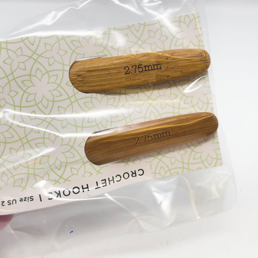 3 Hooks & Needles Wood Handled Crochet Hooks