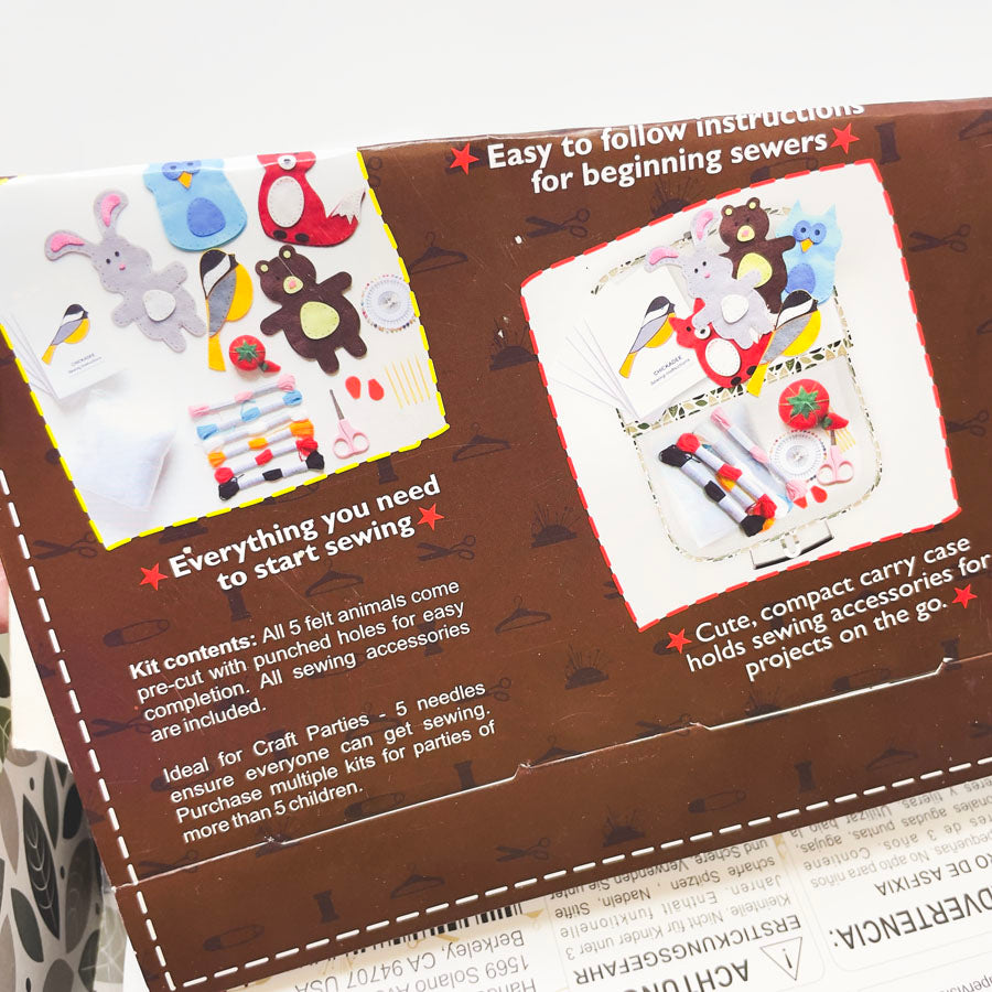 Woodland Friends Sewing Kit (Partial)
