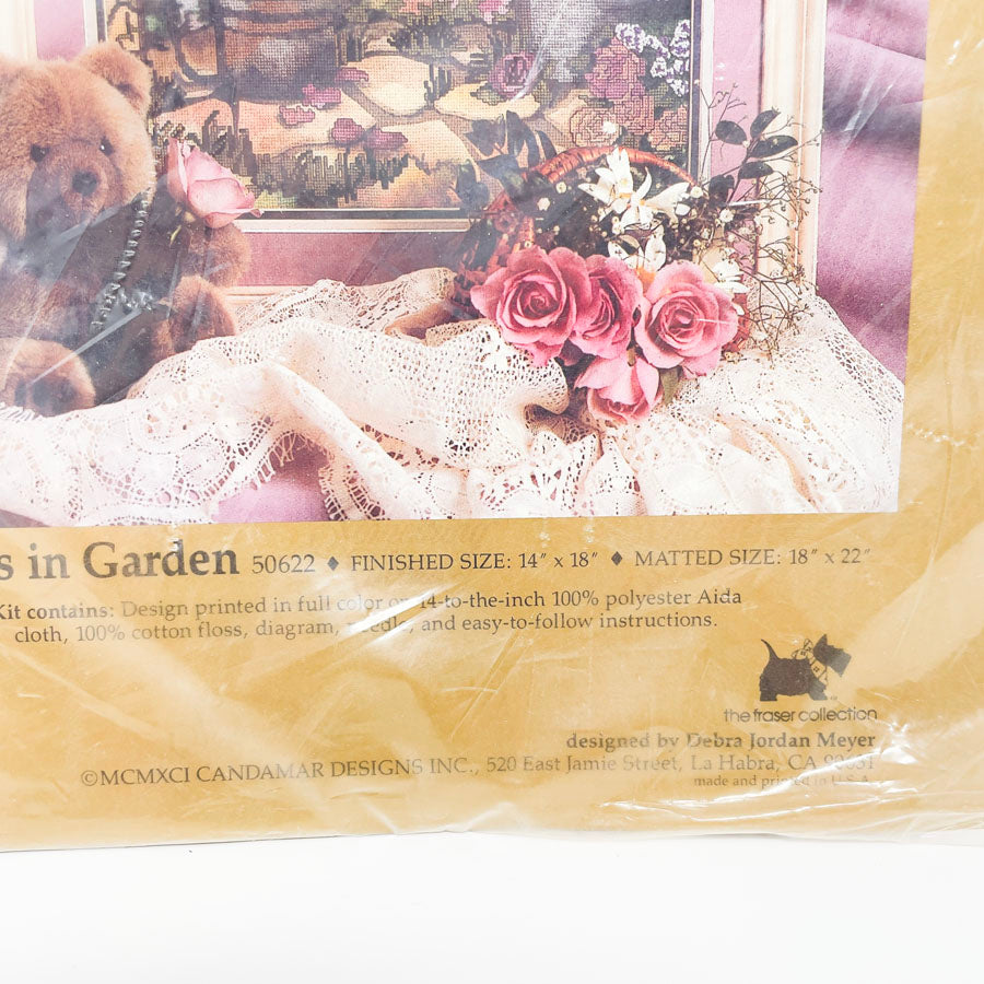 Teddies in Garden Cross Stitch Kit - Something Special