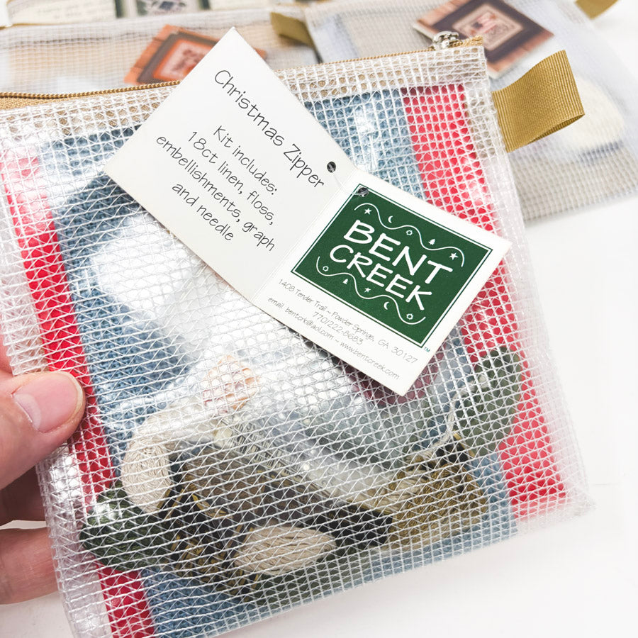 Bent Creek Square Zipper Cross Stitch Kits