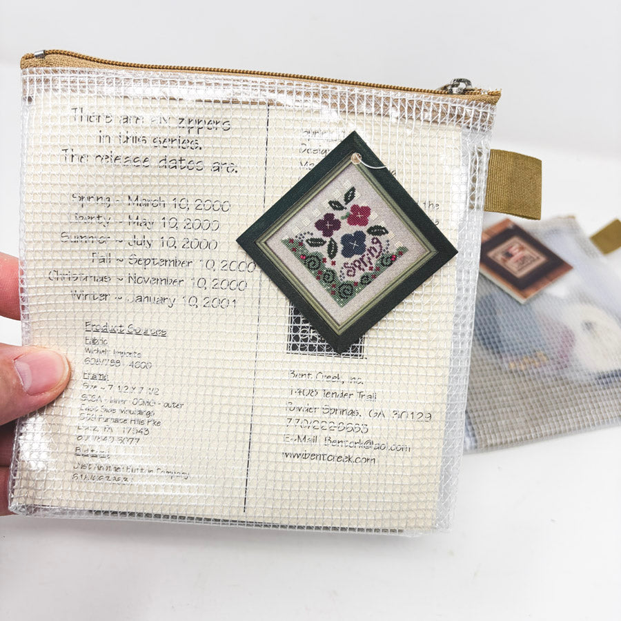 Bent Creek Square Zipper Cross Stitch Kits