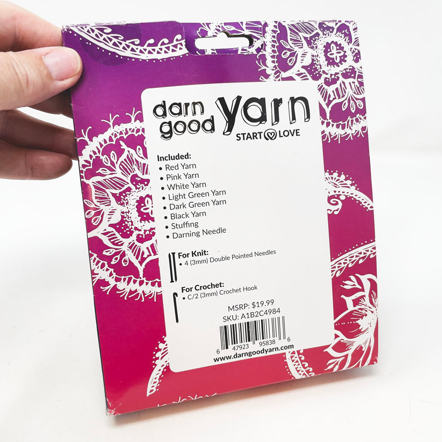 Darn Good Yarn DIY Watermelon Amigurumi Kit