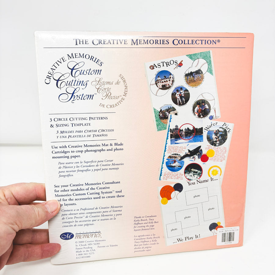 Creative Memories Custom Cutting System Shape Templates  - Pick a Pack