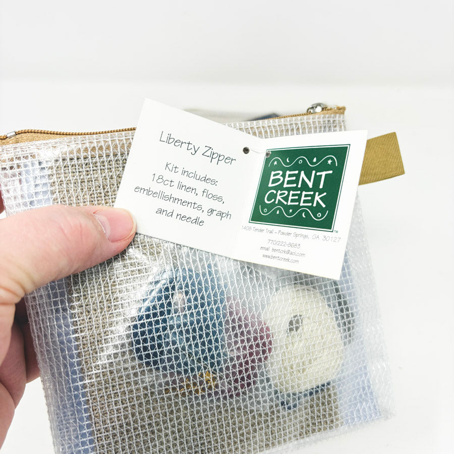Bent Creek Square Zipper Cross Stitch Kits