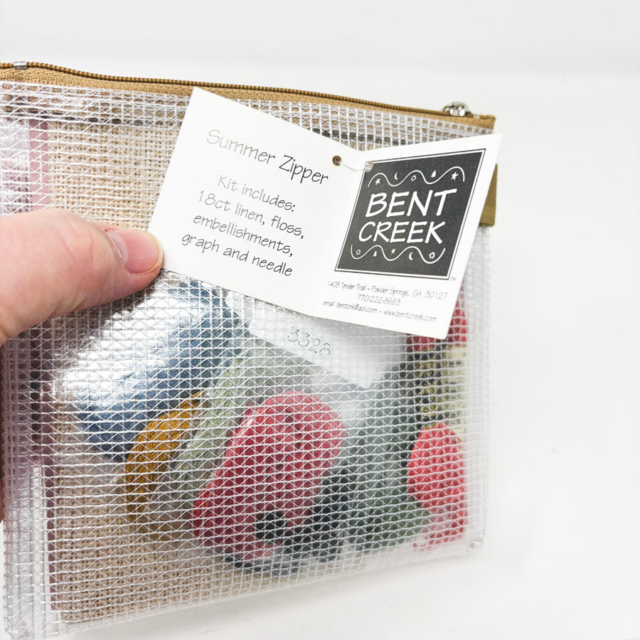 Bent Creek Square Zipper Cross Stitch Kits