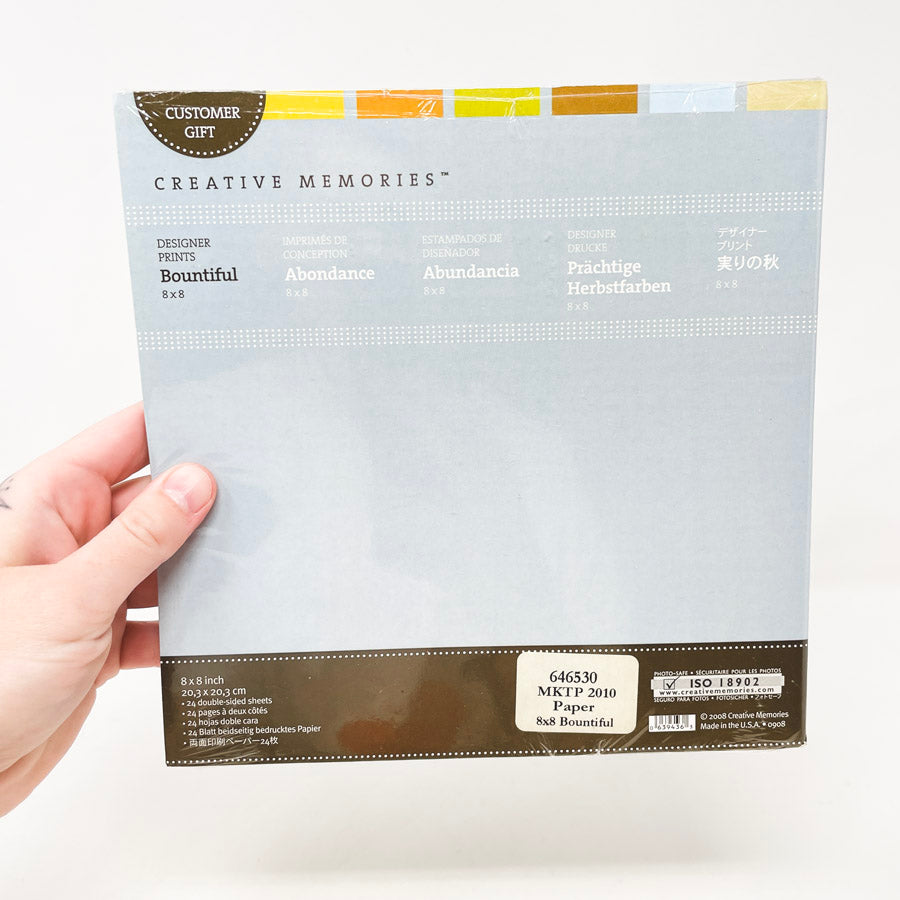 CM 8"x8" Bountiful Paper Pack