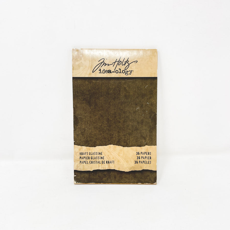 Tim Holtz 5"x7" Kraft Glassine Paper Pack