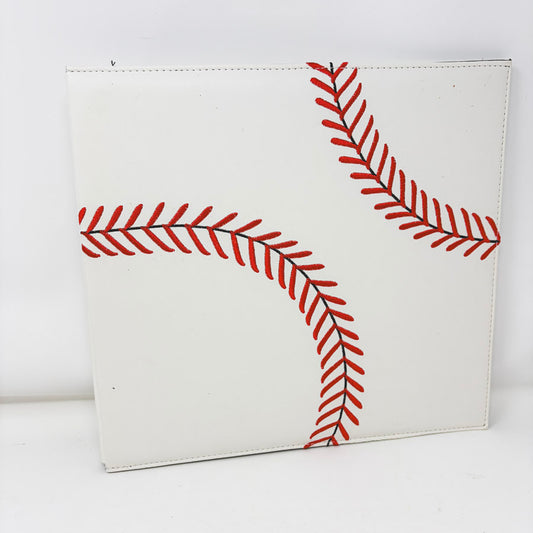 12" x 12" Baseball Stitched Scrapbook