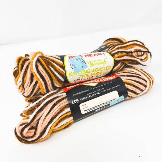 Red Heart Wintuk "Browns" Variegated Yarn (1)